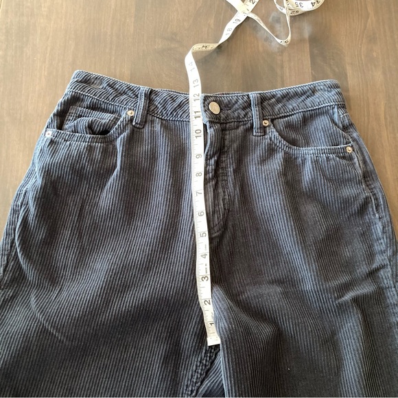 BDG Corduroy Blue High Rise Mom Pants 28 - Picture 8 of 9